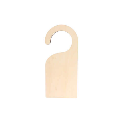 Plywood hotel door tag for subliation