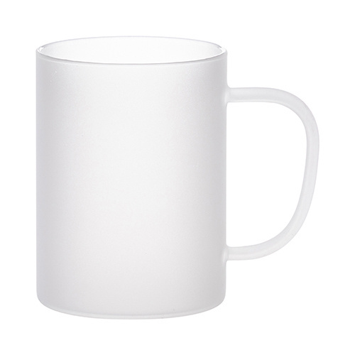 450 ml frosted glass with sublimation handle