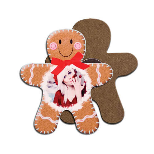 MDF fotolijst met magneet - Gingerbread - Sublimation Thermal Transfer