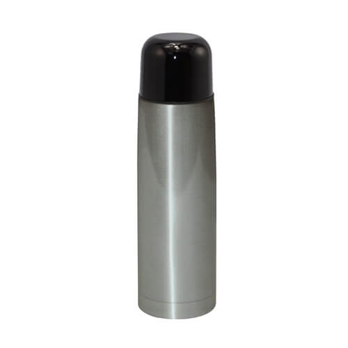 Thermos métallique 500 ml argenté Sublimation Transfert Thermique