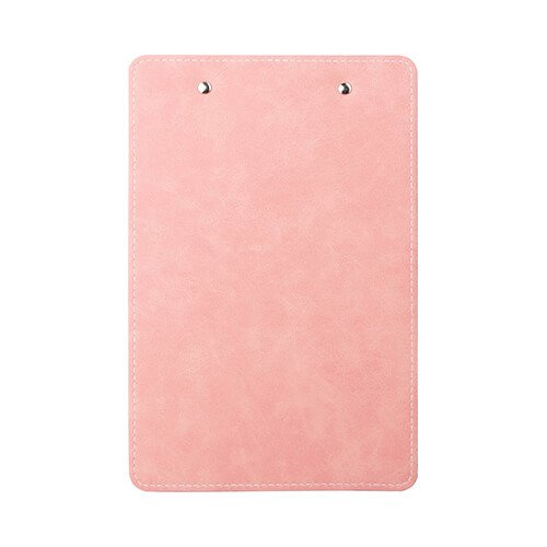 A5 läder urklipp för sublimering - rosa