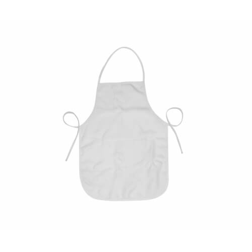 Delantal infantil blanco 37 x 49 cm Sublimación Transferencia Térmica