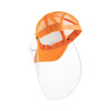 Sublimatiepet met vizier - oranje