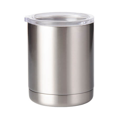 Metall Lowball mugg 300 ml för sublimering - silver