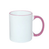 A+ 330 ml mok met roze handvat Thermische sublimatie transfer