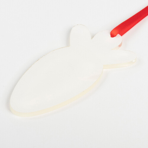 Pendentif en acrylique sublimé - Carotte