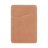 Leather credit card holder for sublimation smartphone - Brown