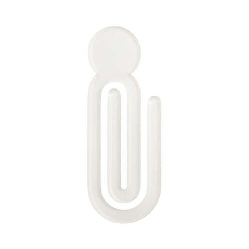 Large acrylic paper clip for sublimation - circle