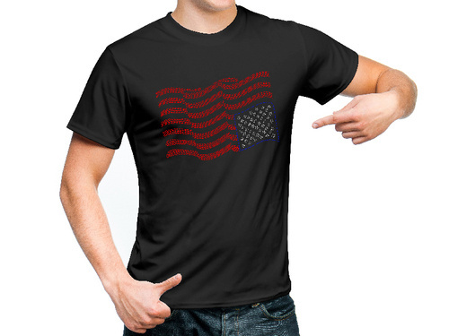 Cirkónium-dioxid lap termikus transzferhez - US flag