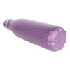 Botella de agua - botella de 500 ml para impresión por sublimación - purpurina violeta