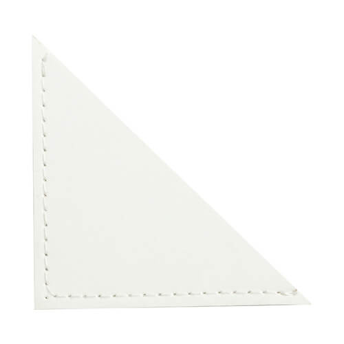 Marque-page en cuir pour sublimation - triangle