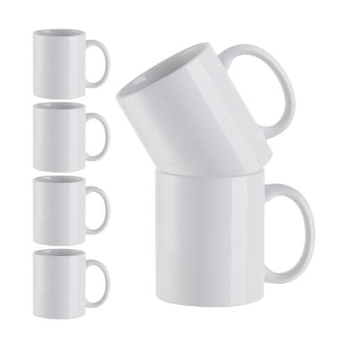 6 krūzītes A+ sublimācijai ar ietilpību 330 ml