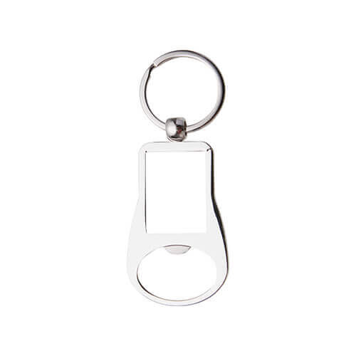 Metal keychain – bottle opener for sublimation printing - YA140