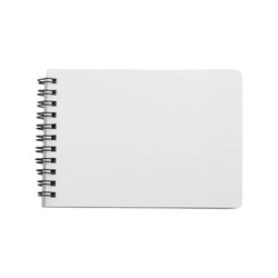 A6 spiral notebook with PET cover for sublimation