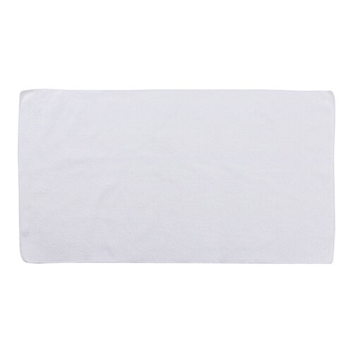 Fitnesshåndklæde 107 x 58 cm til sublimering - hvid