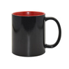 Magische mok 330 ml zwart met rode binnenkant Sublimation Thermal Transfer