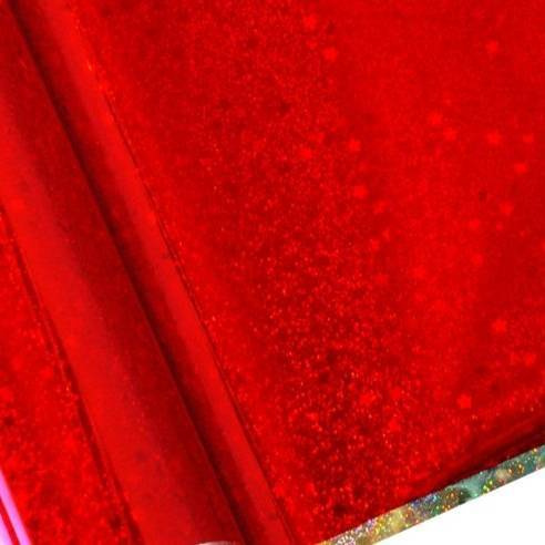 Hot stamping folie - Glitter Rood