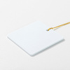 Plastic pendant for sublimation - square