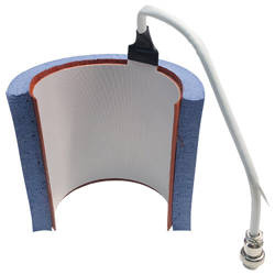 Verwarming voor kopjes met een diameter van 6,5-7,5 cm / 5-polige stekker