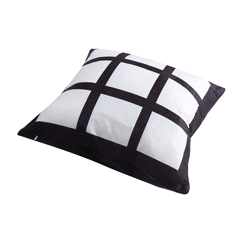 Plush pillowcase with panels for photos for sublimation - 9 panels