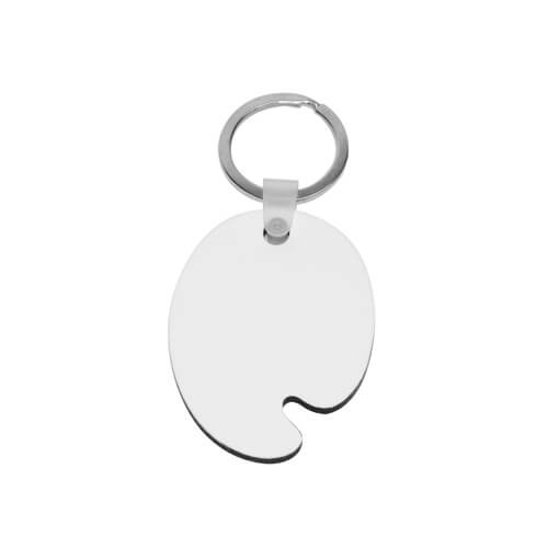 Privjesak za ključeve od slikarske palete, MDF, sublimacija, termalni transfer