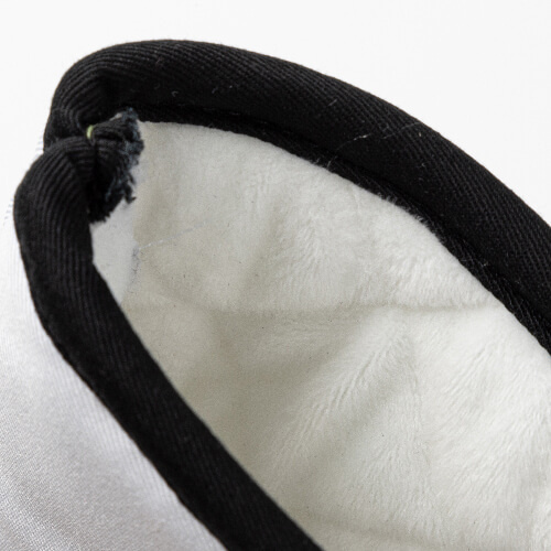 Oven mitt with anti-skid rubber for sublimation