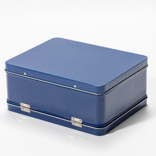 Metalen lunchbox voor sublimatie - blauw