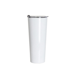 Vaso de acero inoxidable de 700 ml para sublimación - blanco