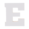 Decorative letter 25 cm made of MDF for sublimation - E