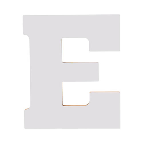 Decorative letter 25 cm made of MDF for sublimation - E