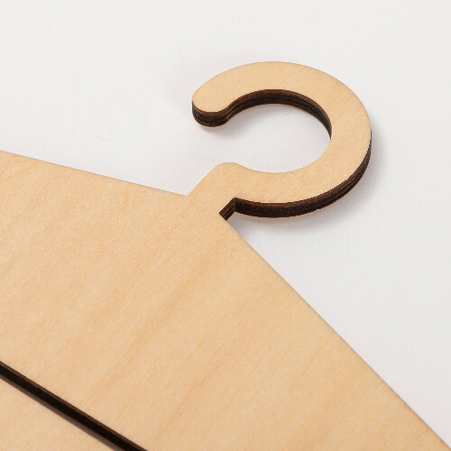 Vijf hangende multiplex frames voor sublimatie - hanger