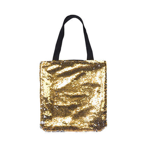 Tas met gouden lovertjes 35 x 38 cm voor sublimatie