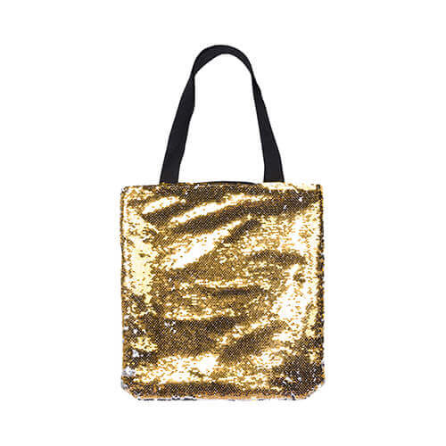 35 x 38 cm bag with gold sequins for sublimation printing