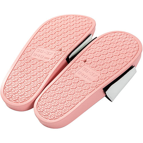 Vuxna flip-flops för sublimering - rosa sula