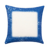 Linen pillowcase 40 x 40 cm Bleached Starry Blue for sublimation