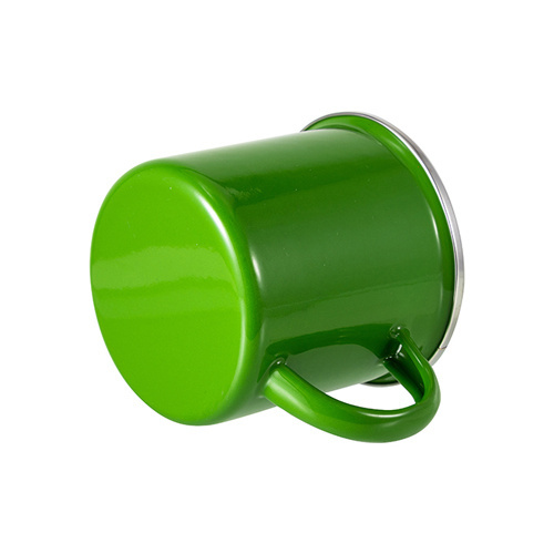 Mug 360 ml en métal émaillé pour sublimation - vert