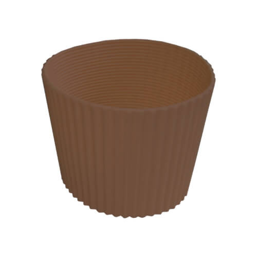 Rubber mug band for ECO Tumbler mug - brown