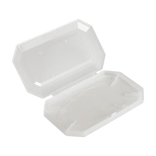 Plastikust hoiukast klaasist jalgade failide jaoks