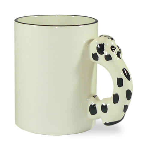 Mug 330 ml anse chien Sublimation Transfert Thermique