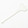 Agitator acrilic pentru băuturi 10 cm pentru sublimare - inimă
