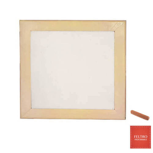 Houten frame 19,5 x 19,5 cm met vilt voor bedrukking Sublimatie thermische overdracht