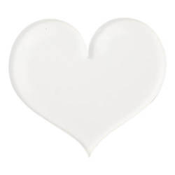 Acrylic heart magnet for sublimation