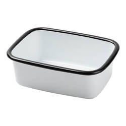 Enamel bowl 20 x 14,5 x 7 cm for sublimation