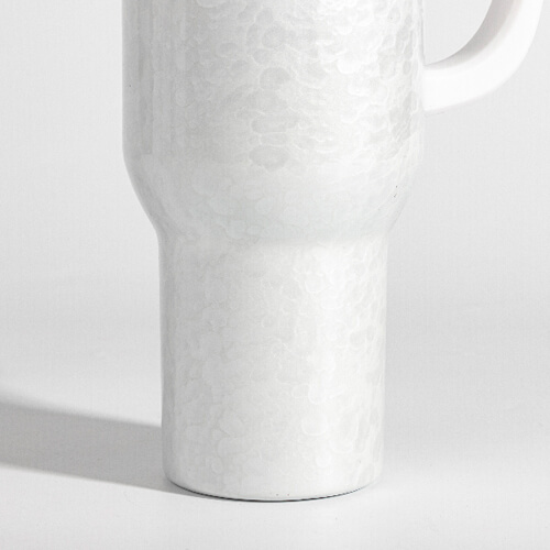 1200 ml potovalni vrč 3D Puff Cloud za sublimacijo - bel