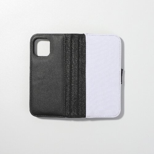 husă din piele cu sublimare pentru iPhone 11 Pro - negru