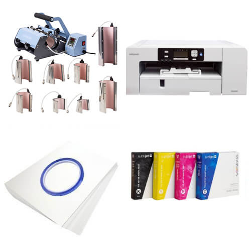 Sawgrass Virtuoso SG1000 + CE-TMP30BL-8IN1 komplet za sublimacijski printer za šalice