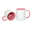 Skodelica JS Premaz 330 ml FUNNY roza Sublimacija Toplotni prenos