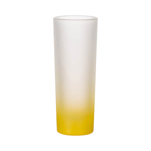 Verre dépoli pour sublimation 90 ml - dégradé jaune