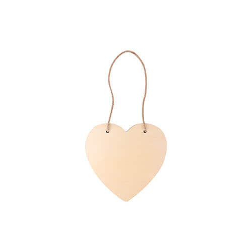 Frame - pendant made of plywood for sublimation - heart