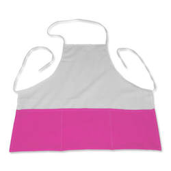 Delantal de cocina foto sublimación rosa transferencia térmica